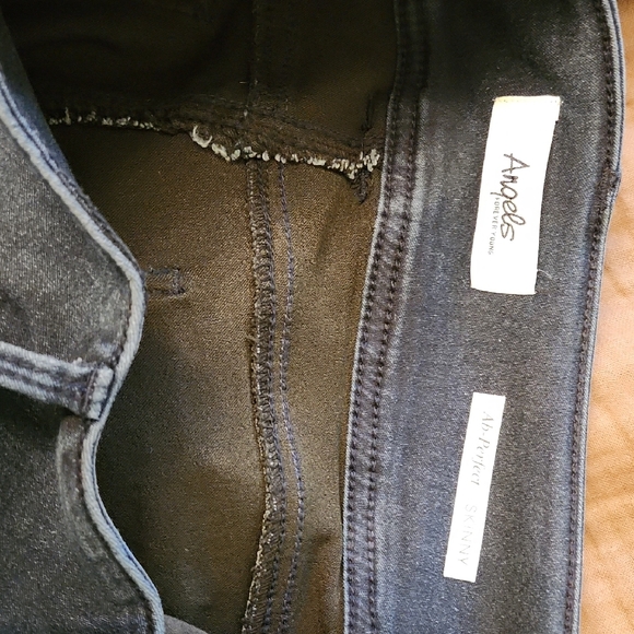 Angels High Rise Dark Blue Jeans - Picture 5 of 6